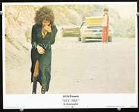 m454 HIT MAN movie lobby card #8 '73 Pam Grier about to be hit!