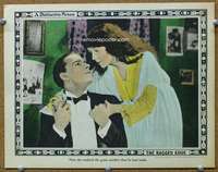 m729 RAGGED EDGE movie lobby card '23 Alfred Lunt & Mona Palma c/u!