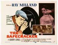 m150 SAFECRACKER movie title lobby card '58 Ray Milland, Barry Jones