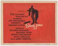 m151 SAINT JOAN movie title lobby card '57 Preminger, Saul Bass artwork!