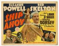 m163 SHIP AHOY movie title lobby card '42 Eleanor Powell, Red Skelton