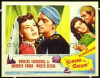 m766 SINBAD THE SAILOR movie lobby card #8 '46 Fairbanks, O'Hara