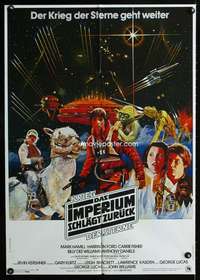 p418 EMPIRE STRIKES BACK German movie poster '80 different artwork!