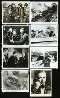 k092 LONGEST DAY 8 8x10 movie stills '62 Robert Wagner, Peter Lawford