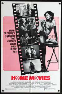 p252 HOME MOVIES one-sheet movie poster '79 Brian De Palma, super sexy!