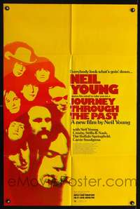 p308 JOURNEY THROUGH THE PAST 24.5x37 one-sheet movie poster '73 Neil Young