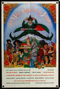 p309 JUGGLER OF NOTRE DAME one-sheet movie poster '70 The Magic Legend of the Juggler!