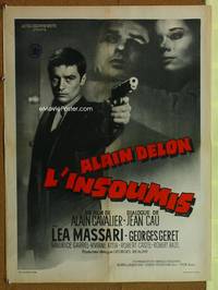 a397 HAVE I THE RIGHT TO KILL French 23x31 movie poster '64 Delon