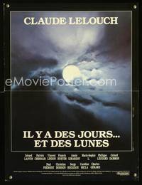 a536 IL Y A DES JOURS ET DES LUNES French 15x21 movie poster '90