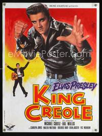 a539 KING CREOLE video French 15x20 movie poster R78 Elvis Presley by Mascii!