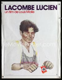 a540 LACOMBE LUCIEN French 15x21 movie poster '74 Malle, Elia art!