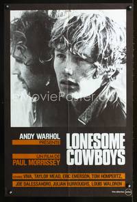 a426 LONESOME COWBOYS French 23x32 movie poster R80s Andy Warhol