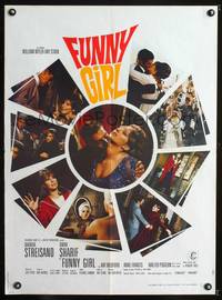 a385 FUNNY GIRL French 23x32 movie poster '69 Barbra Streisand