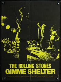 a388 GIMME SHELTER French 23x32 movie poster '71 The Rolling Stones!