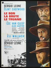 a389 GOOD, THE BAD & THE UGLY French 23x32 movie poster '68 Eastwood