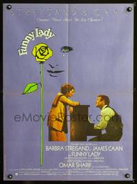 a386 FUNNY LADY French 23x32 movie poster '75 Barbra Streisand, Caan