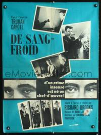 a401 IN COLD BLOOD French 23x32 movie poster '68 Truman Capote, Blake