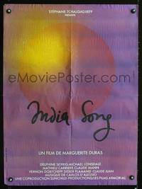 a402 INDIA SONG French 23x32 movie poster '75 Marguerite Duras