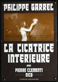 a403 INNER SCAR French 23x32 movie poster '72 Nico, Philippe Garrel