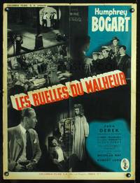 a409 KNOCK ON ANY DOOR French 23x32 movie poster '49 Bogart, Ray