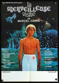 a415 LA MERVEILLEUSE VISITE French 23x32 movie poster '74 Marcel Carne