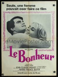 a418 LE BONHEUR French 23x32 movie poster '65 Happiness!