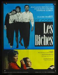 a420 LES BICHES French 23x32 movie poster '68 Chabrol, Heterosexual!