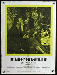 a429 MADEMOISELLE French 23x32 movie poster '66 Moreau, Richardson