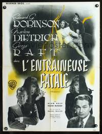 a434 MANPOWER French 23x32 movie poster '40s different Christellys art