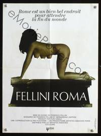 a532 FELLINI'S ROMA French 15x21 movie poster '72 wild sexy image!