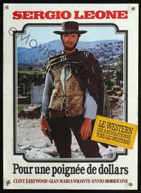 a533 FISTFUL OF DOLLARS French 15x21 movie poster R70s Clint Eastwood