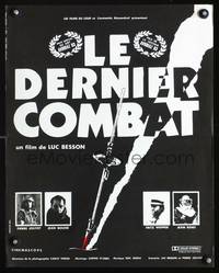 a542 LE DERNIER COMBAT French 15x21 movie poster '83 Luc Besson, Reno