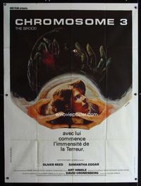 c360 BROOD French one-panel movie poster '79 David Cronenberg, cool sci-fi horror art by Goldman!