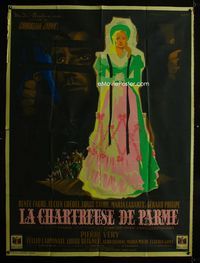 c367 CHARTERHOUSE OF PARMA French one-panel '48 Christian-Jaque, cool art of Renee Faure & Philipe!