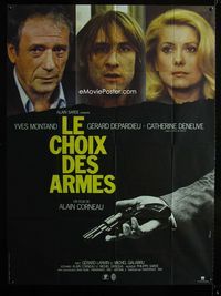 c371 CHOICE OF ARMS French one-panel poster '81 Catherine Deneuve, Gerard Depardieu, Yves Montand