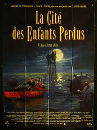 c374 CITY OF LOST CHILDREN French one-panel movie poster '95 Ron Perlman, cool sci-fi fantasy image!