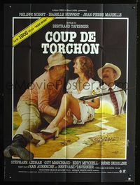 c387 COUP DE TORCHON French 1p '81 Bertrand Tavernier, from Jim Thompson's book, Isabelle Huppert