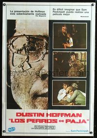 1a549 STRAW DOGS Argentinean movie poster '72 Dustin Hoffman, Susan George, Sam Peckinpah