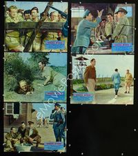 1d460 BREAKOUT 5 English movie lobby cards '59 POW Richard Attenborough, Danger Within!