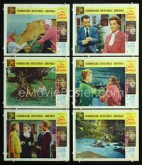 1d237 CHALK GARDEN 6 LCs '64 Deborah Kerr, John Mills, Hayley Mills on the verge of womanhood!