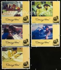 1d470 COMING HOME 5 movie lobby cards '78 Jane Fonda, Jon Voight, Bruce Dern