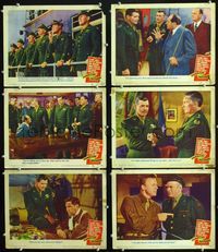 1d242 COMMAND DECISION 6 lobby cards '48 Clark Gable, Walter Pidgeon, Van Johnson, Brian Donlevy