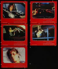 1d472 CRASH 5 Spanish/U.S. movie lobby cards '96 David Cronenberg, James Spader, Holly Hunter