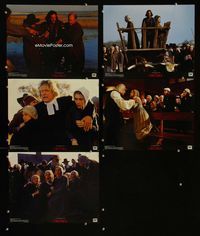 1d473 CRUCIBLE 5 movie lobby cards '96 Daniel Day-Lewis, Winona Ryder, Paul Scofield