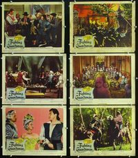 1d258 FIGHTING GUARDSMAN 6 lobby cards '46 Willard Parker, Anita Louise, from Alexandre Dumas book!