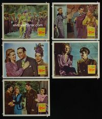 1d502 GANG'S ALL HERE 5 movie lobby cards '43 Alice Faye, Carmen Miranda, Benny Goodman