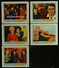 1d598 SWEET SMELL OF SUCCESS 5 lobby cards '57 Burt Lancaster, Tony Curtis, sexy Susan Harrison!