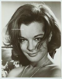 1h361 WHAT'S NEW PUSSYCAT 8x10 movie still '65 sexiest Romy Schneider close up smiling portrait!