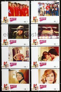 1k481 HERO AT LARGE 8 Spanish/U.S. movie lobby cards '80 super hero wannabe John Ritter, Anne Archer