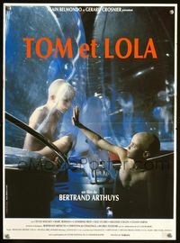 1o431 TOM & LOLA French 15x21 movie poster '90 Tom et Lola live their life naked in plastic bubbles!